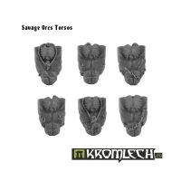 Savage Orcs Torsos Kromlech unbemalt Frontansicht
