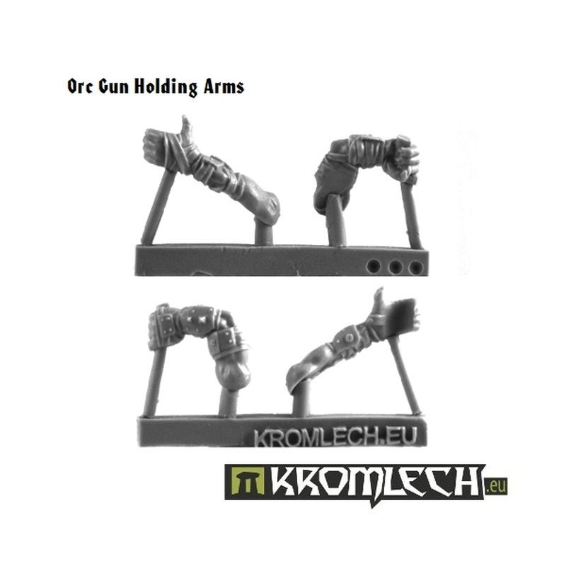 Orc Gun Holding Arms Kromlech unbemalt