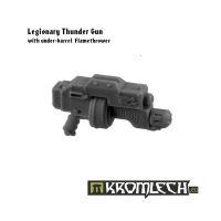 Legionary Thunder Gun with under-barrel Flamethrower Kromlech unbemalt