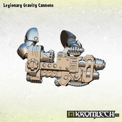 Legionary Gravity Cannons Kromlech unbemalt Rendervorschau Frontansicht