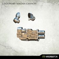 Legionary Magma Cannon Kromlech unbemalt Rendervorschau Seitenansicht Einzelteile