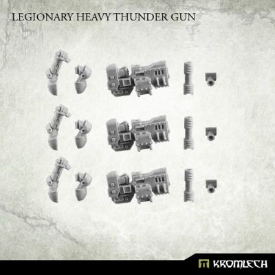 Legionary Heavy Thunder Gun Kromlech unbemalt Setinhalt