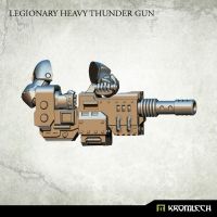 Legionary Heavy Thunder Gun Kromlech unbemalt Rendervorschau Seitenansicht M&uuml;ndungsvariante