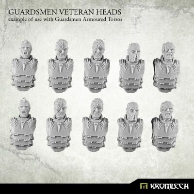 Guardsmen Veteran Heads Kromlech unbemalt Verwendungsbeispiel