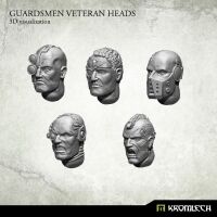 Guardsmen Veteran Heads Kromlech unbemalt Rendervorschau