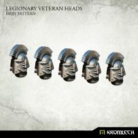 Legionary Veteran Heads: Iron Pattern Kromlech unbemalt Rendervorschau Seitenansicht