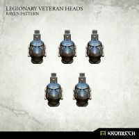 Legionary Veteran Heads: Raven Pattern Kromlech unbemalt Rendervorschau Frontansicht