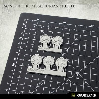 Sons of Thor Praetorian Shields Kromlech unbemalt Frontansicht Setinhalt
