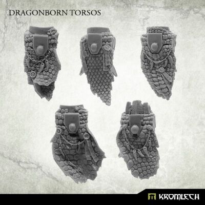 Dragonborn Torsos Kromlech unbemalt R&uuml;ckansicht