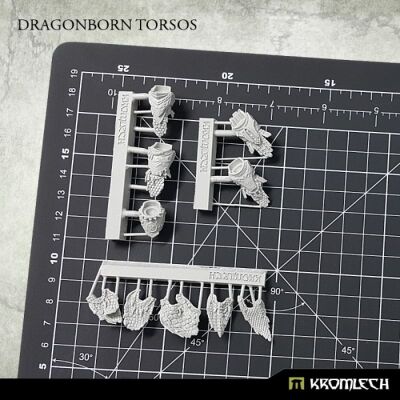 Dragonborn Torsos Kromlech unbemalt Einzelteile Setinhalt