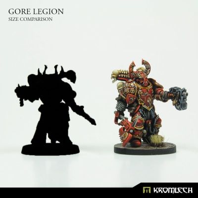 Gore Legion Chain Axes [left] Kromlech bemalt Zusammenbaubeispiel