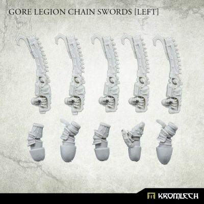 Gore Legion Chain Swords [left] Kromlech unbemalt...