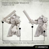 Prime Legionaries CCW Arms: Swords [right] Kromlech unbemalt Zusammenbaubeispiel