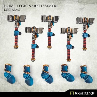 Prime Legionaries CCW Arms: Hammers [left] Kromlech bemalt