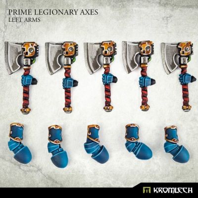 Prime Legionaries CCW Arms: Axes [left] Kromlech bemalt