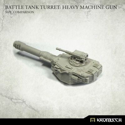 Battle Tank Turret Heavy Machine Gun