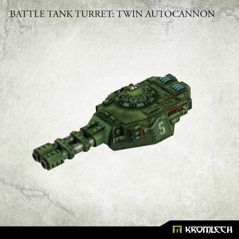 Battle Tank Turret: Twin Autocannon