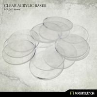 Clear Acrylic Bases: Round 80mm