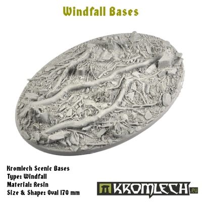 Windfall oval 170x110mm unbemalt