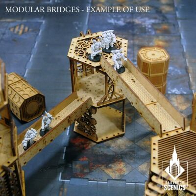 Modular Bridges: Grated