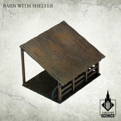 Barn with Shelter