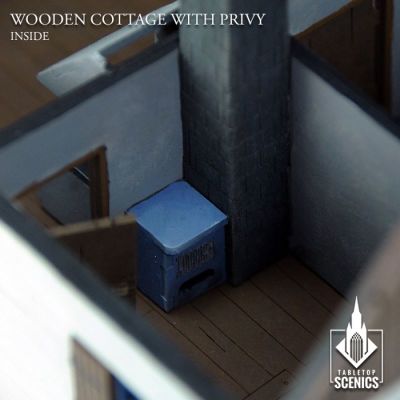 Wooden Cottage with Privy