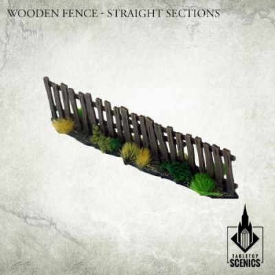 Wooden Fence - Straight Section