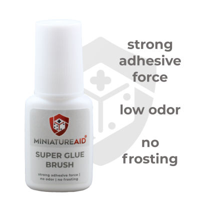 Super Glue Brush Frontansicht Miniature Aid
