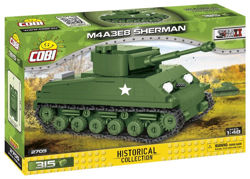 COBI-2705 M4A3E8 Sherman (Easy Eight)
