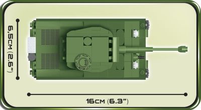 COBI - 2705 M4A3E8 Sherman (Easy Eight)