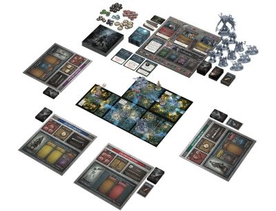 Bloodborne: Das Brettspiel Grundspiel inhalt aufbau details
