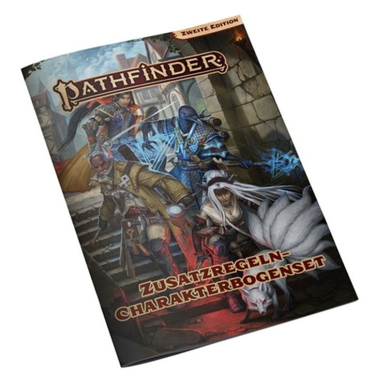 Pathfinder 2. Edition -Zusatzregeln- Charakterbogenpack, deutsch