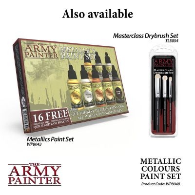 The Army Painter Metallic Colours Paint Set (10x18ml)