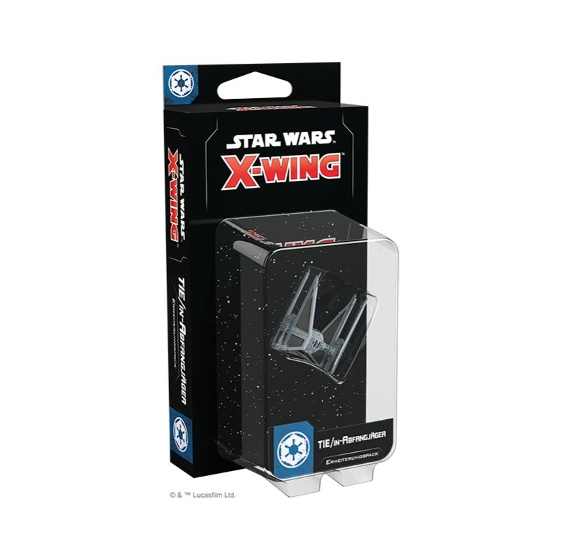 Star Wars: X-Wing 2. Edition - TIE/in Abfangjäger Erweiterungspack Deutsch verpackung vorderseite