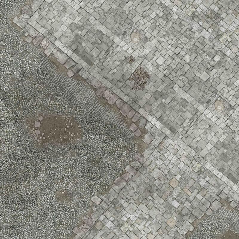 3x3 G-mat: Medieval Town