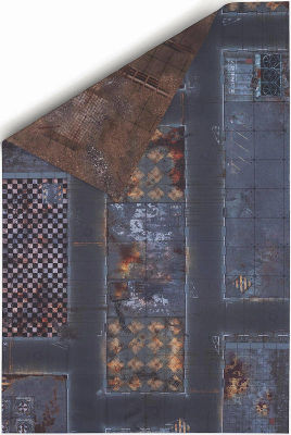 6'x4' Double Sided G-mat: Quarantine Zone And Fallout Zone
