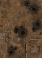 44x60 Double Sided: Quarantine And Fallout Zone mit Tragetasche