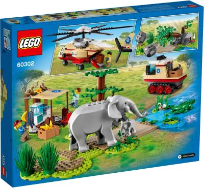 LEGO City - 60302 Tierrettungseinsatz Verpackung R&uuml;ckseite