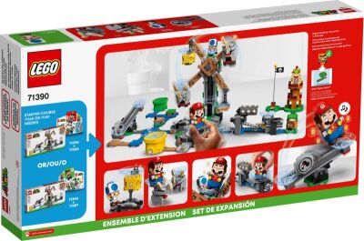 LEGO Super Mario - 71390 Reznors Absturz - Erweiterungsset Verpackung R&uuml;ckseite
