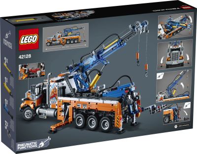 LEGO Technic - 42128 Schwerlast-Abschleppwagen Verpackung R&uuml;ckseite