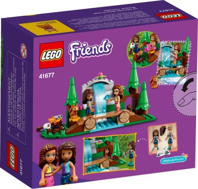 LEGO Friends - 41677 Wasserfall im Wald Verpackung R&uuml;ckseite