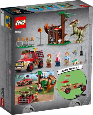 LEGO Jurassic World - 76939 Flucht des Stygimoloch Verpackung Rückseite