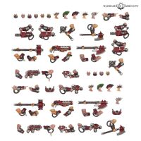 Warhammer Necromunda – Armi E Upgrade Goliath – Parti Singole, Non Assemblate