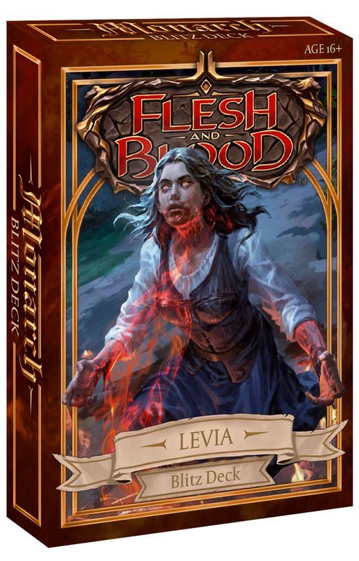 Flesh & Blood TCG - monarch levia englisch verpackung vorderseite