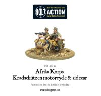 Afrika Korps Kradsch&uuml;tzen Motorcycle and Sidecar