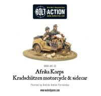 Afrika Korps Kradsch&uuml;tzen Motorcycle and Sidecar