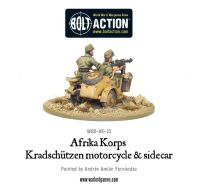 Afrika Korps Kradsch&uuml;tzen Motorcycle and Sidecar