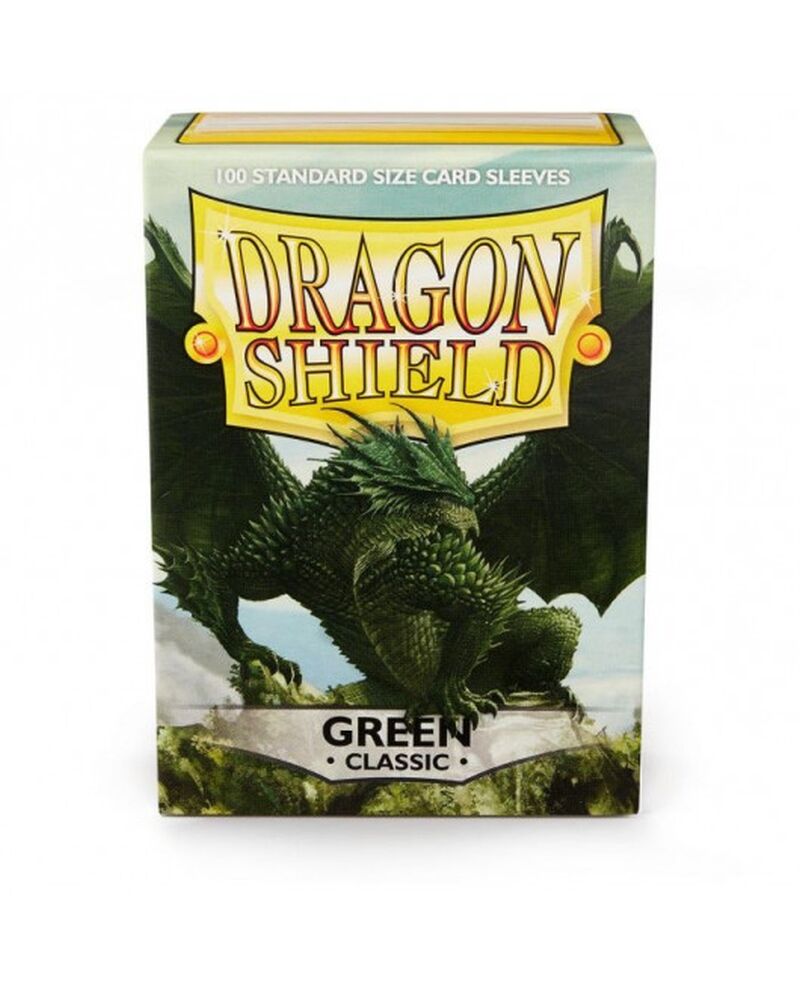 Dragon Shield Standard Sleeves - Classic Green (100 Sleeves)