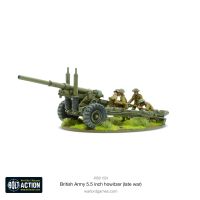 British Army 5.5 inch Howitzer (Late War) bemalt ansicht rechts