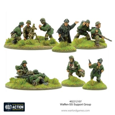 Waffen-SS Support Group (HQ, Mortar &amp; MMG)